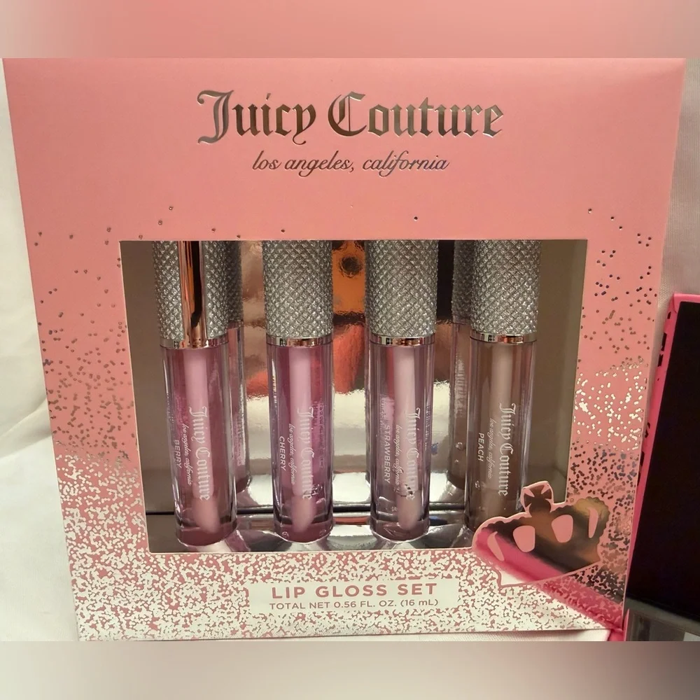 Juicy Couture Bundle Eyeshadow Palette - 2 Lip Gloss Sets
